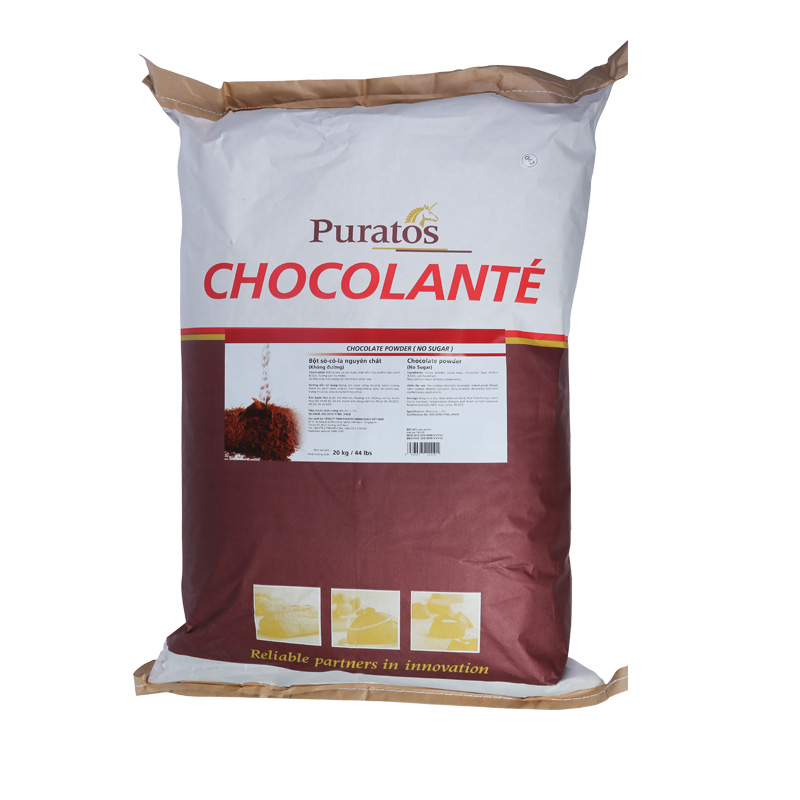 Chocolate Powder Không đường 20kg